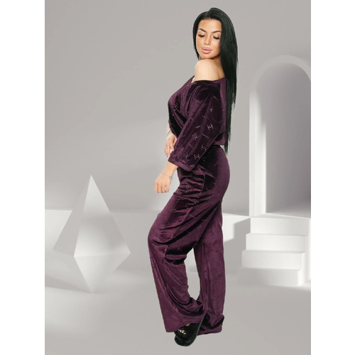 Комплект одежды ИСА-Текс, размер 54, фиолетовый