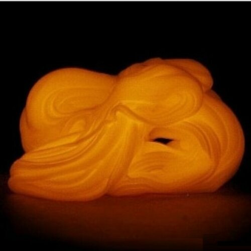 Жвачка для рук, светящийся оранжевый, 35 гр.