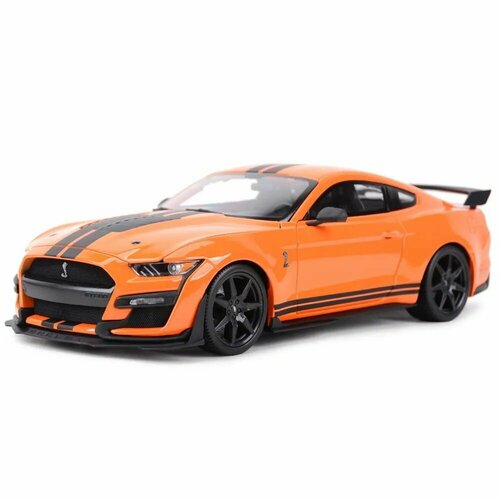 конструктор lego technic 42138 ford mustang shelby gt500 544 дет Машинка металлическая Ford Mustang Shelby GT500 1:18, Коллекционная модель машины для взрослых, Игрушечный автомобиль с звуковыми и световыми эффектами для детей, 27 см