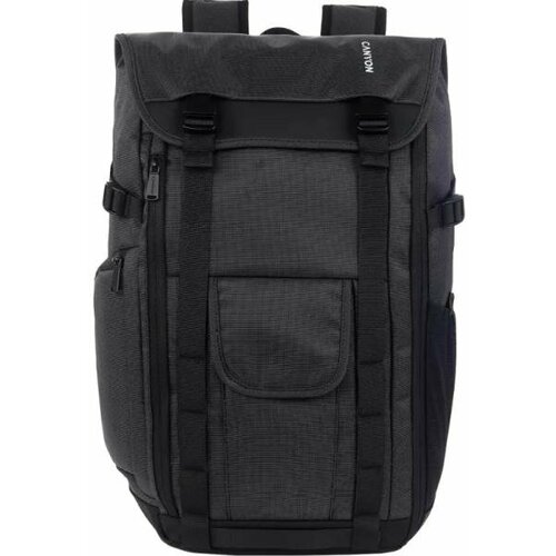 CANYON BPA-5, Laptop backpack for 15.6 inch, Product spec/size(mm):445MM x305MM x 130MM, Black, EXTERIOR materials:100% Polyester, Inner materials:100