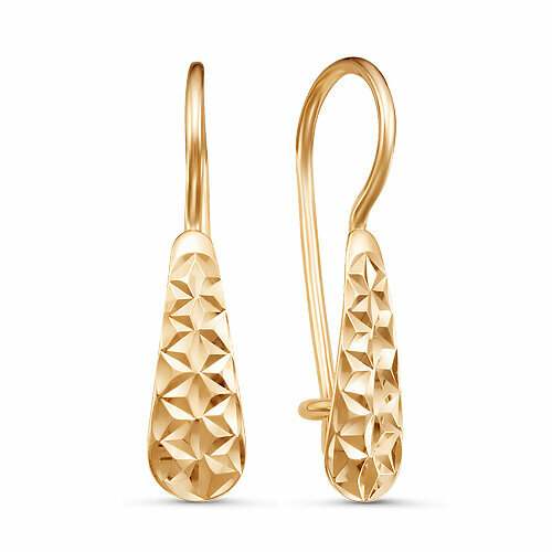 фото Серьги maskom, красное золото, 585 проба маском