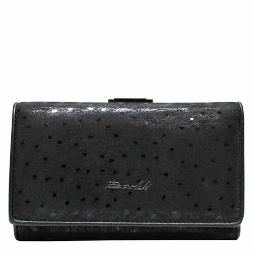 Кошелек , фактура под рептилию, черный