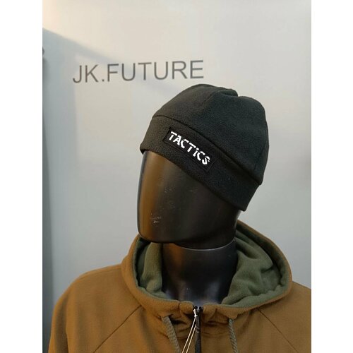 фото Шапка , размер 57-59, черный jk.future