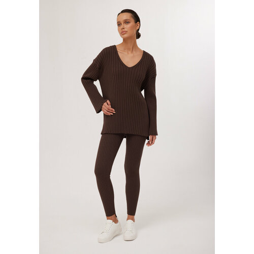 Легинсы  WOOLOOK, размер M/L, коричневый