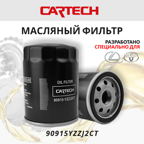 Фильтр масляный для TOYOTA Camry 2001-, RAV4 2000-, Avensis, ОЕМ 90915YZZE2, 9091510004