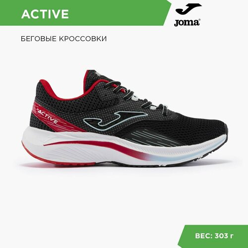 фото Кроссовки joma, размер 45 eur/ 11.5 usa, черный, красный