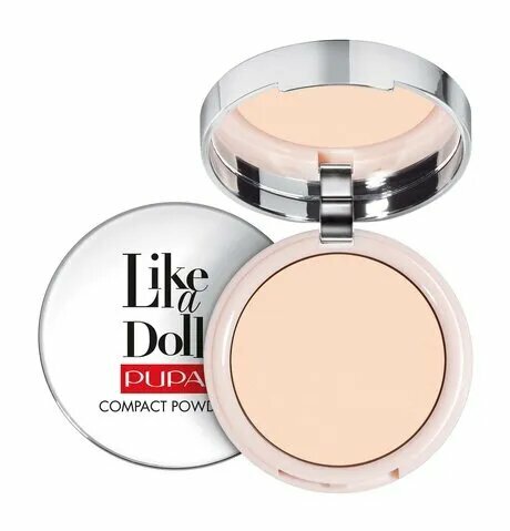 Легкая компактная пудра для лица Pupa Like a Doll Compact Powder/001 Porcelain