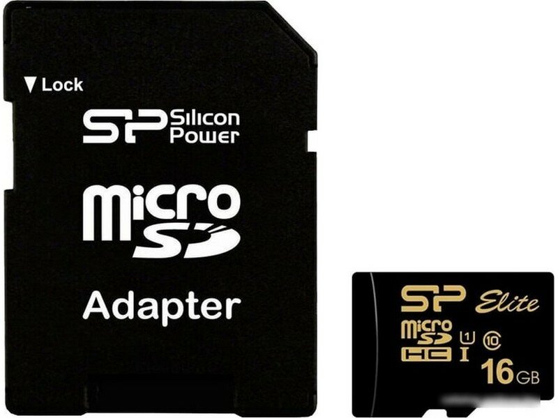 Карта памяти microSD 32GB Silicon Power Elite Gold microSDHC Class 10 UHS-I U1 85Mb/s (SD адаптер) - фото №5