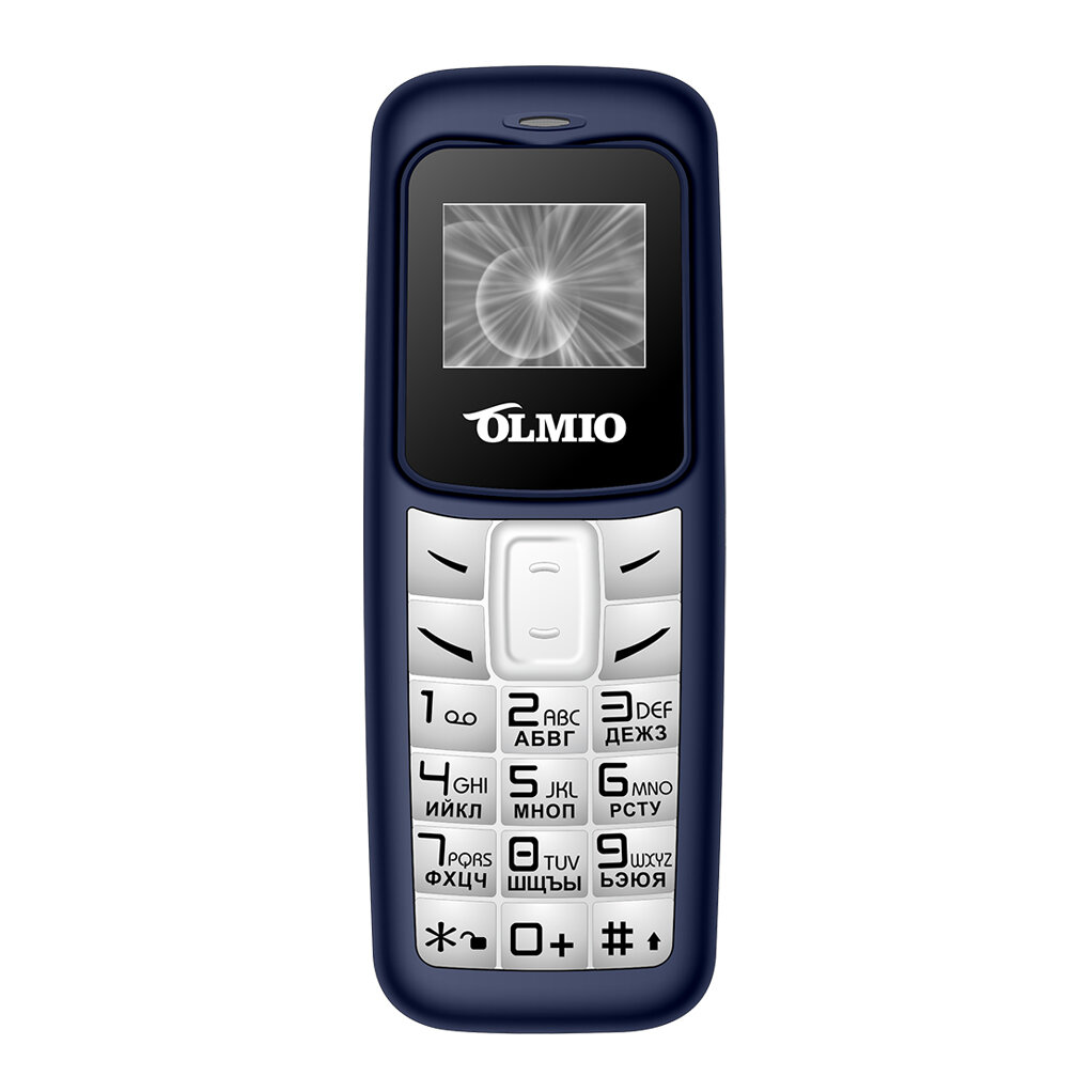 Мобильный телефон Olmio А02 Blue-White - фото №16