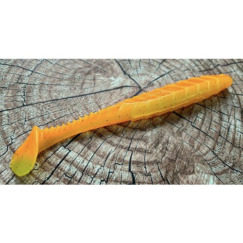 Мягкая силиконовая приманка Pike Minnow 20см; 1шт; Оранжево-лимонный/Orange-Lemon (UV) стингер rfishing 20 2шт приманка pike minnow 7 8 20см 021 arbuz 2 шт