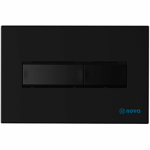 Клавиша смыва Nova NV7323 Черная матовая