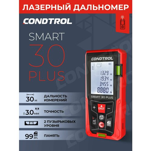 фото Лазерный дальномер condtrol smart 30 plus, 30 м
