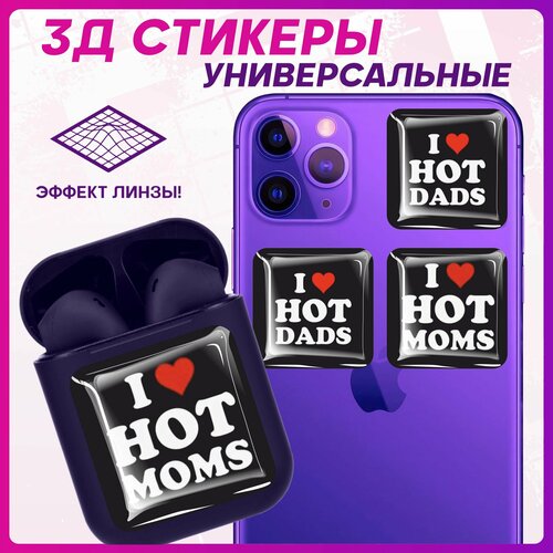 3D наклейки на телефон love