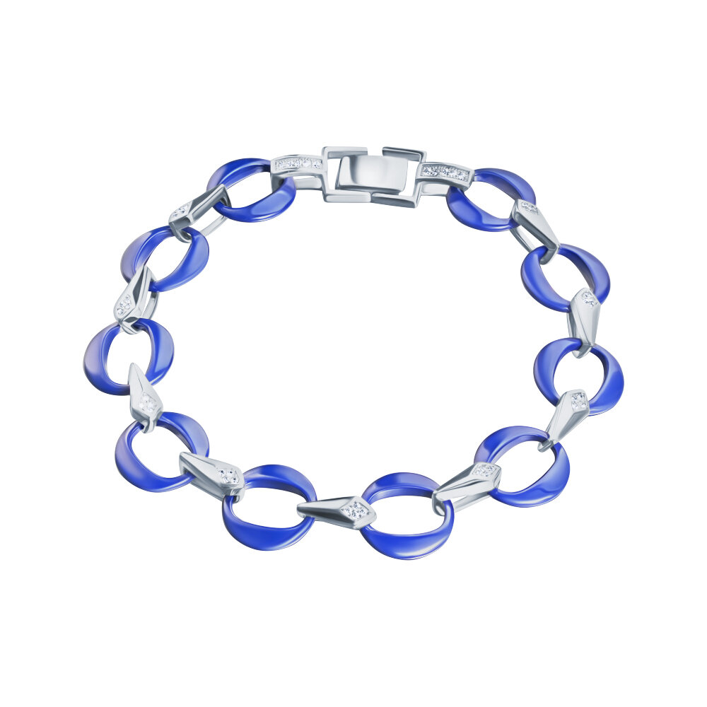 Браслет ELEMENT47, серебро, 925 проба