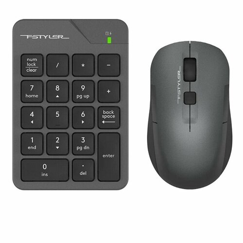 Клавиатура мышь A4Tech Fstyler FG1600C Air grey 357700₽