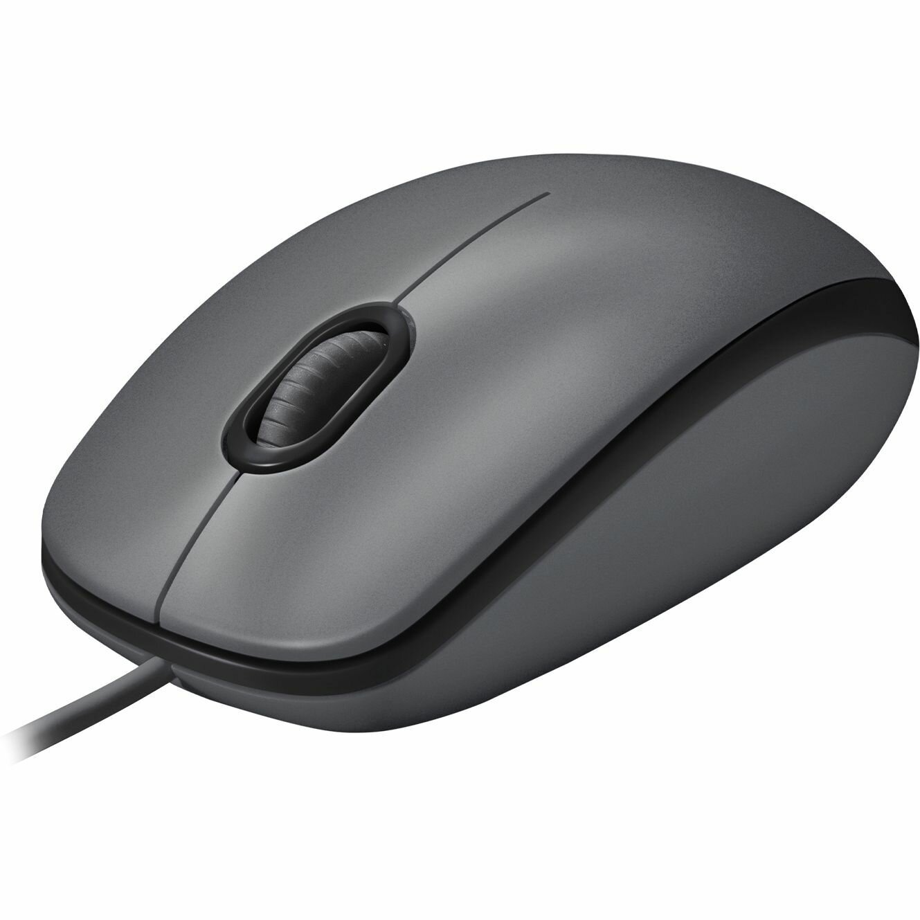 Мышь проводная LOGITECH M90 Dark Grey (910-001793)