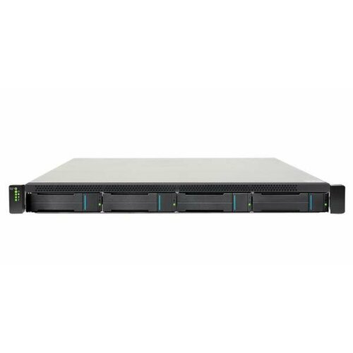 EonStor GSe Pro 1000 1U/4bay, Single controller 4x1G iSCSI, 2xUSB 3.0, 2x USB 2.0, 1x4GB, 1x(PSU+FAN Module), 4x drive trays (only supports SATA drives