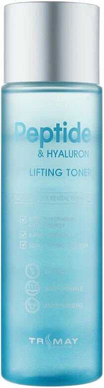 Trimay Лифтинг тонер увлажняющий с пептидами и гиалуроновой кислотой Original Peptide & Hyaluron Lifting Toner