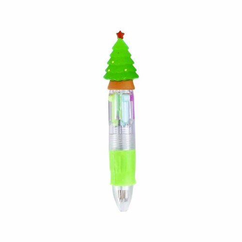 Ручка- мини новогодняя елочка многоцветная