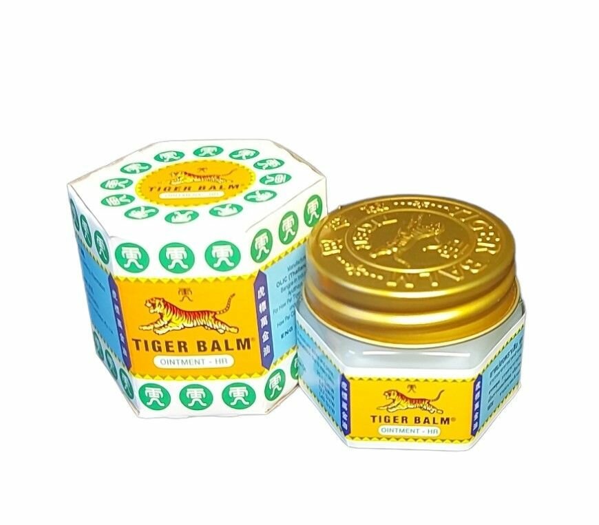 Белый бальзам Tiger Balm, Тайланд, 19,4 гр.