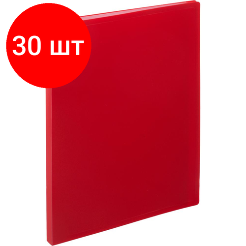 Комплект 30 штук, Папка файловая 40 ATTACHE 055-40Е красный