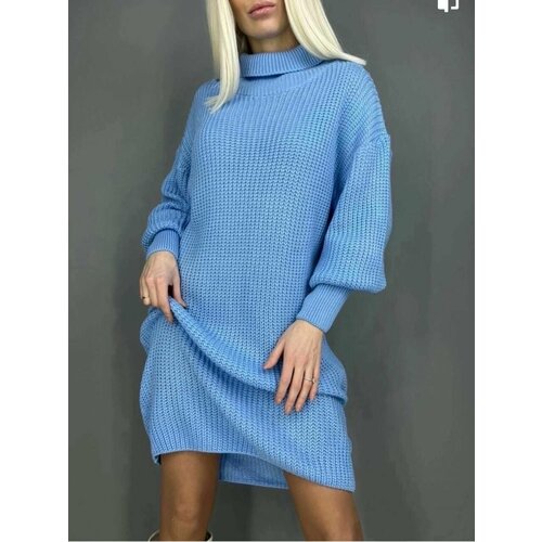 фото Платье размер 42-46, голубой нет бренда