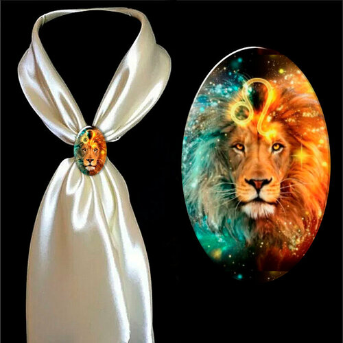 фото Зажим для платка фартоvый, оранжевый