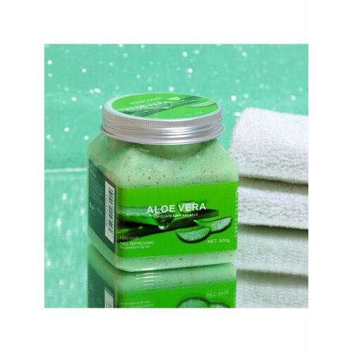 Крем-Скраб для тела обновляющий с алоэ вера 500 мл 594₽