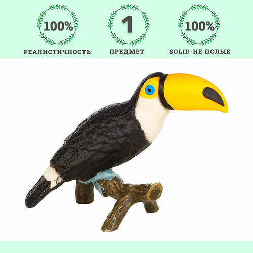 Фигурка игрушка птица Большой тукан