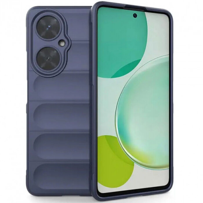 Flex Silicone Противоударный чехол для Huawei Nova 11i 4G с защитой камеры и микрофиброй