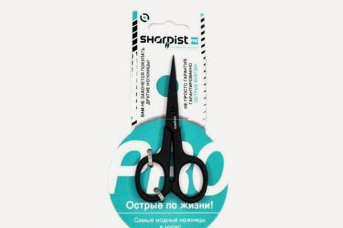 Изображение товара Ножницы Sharpist PRO, длина 110мм, цвет черный, сталь, 1011-013, 1шт