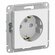Розетка Systeme Electric GSL000143 GLOSSA, 16 А, с заземлением