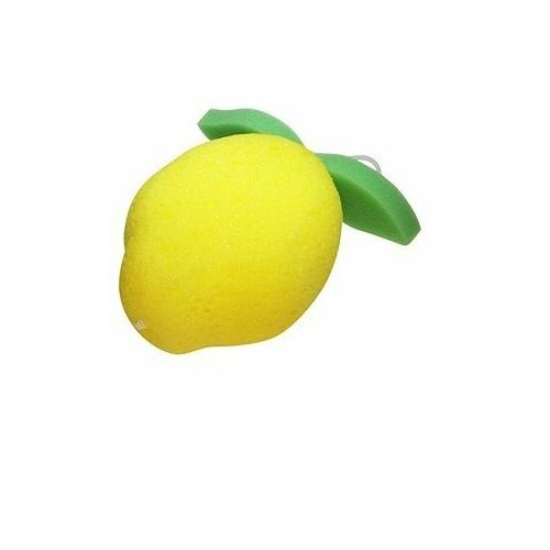 NataM Мочалка-спонж Фрукты объемные, с веревкой