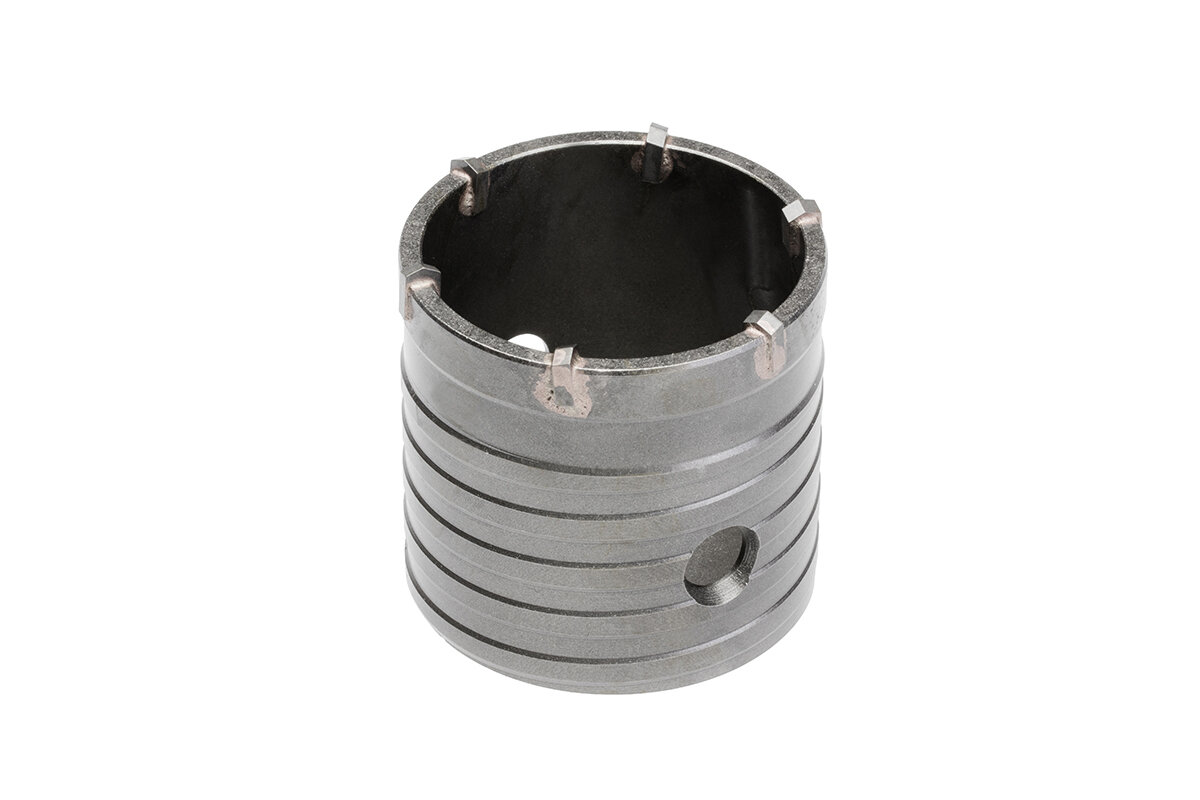 HOEGERT Коронка твердосплавная по бетону 65 мм сталь типа CrV40 зубцы из сплава YG-11C