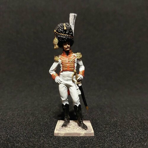 Оловянный солдатик "Полковник гвардии, Неаполитанское королевство. 1814 г"