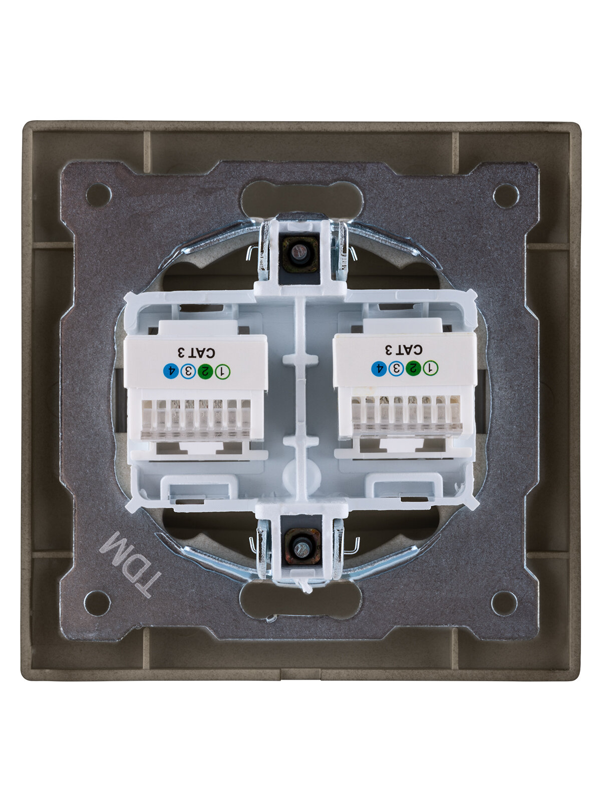 Розетка телефонная 2хRJ11 TDM Electric - фото №6