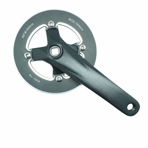 фото Hdl wheel система hdl-lfc113, 170мм ал./чёр. (ромб), 36t сталь, с защ. hdlwheel