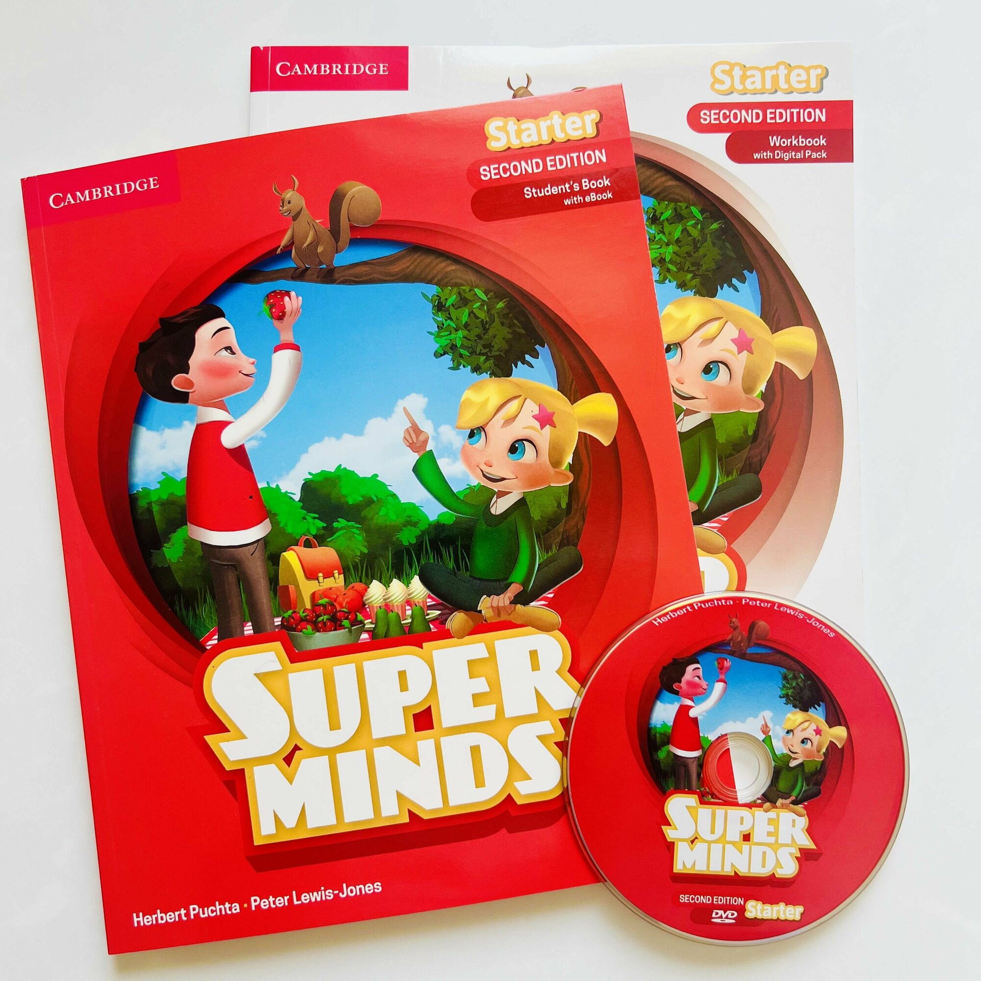 Super Minds Starter Second Edition (Полный комплект) учебник+рабочая тетрадь + диск
