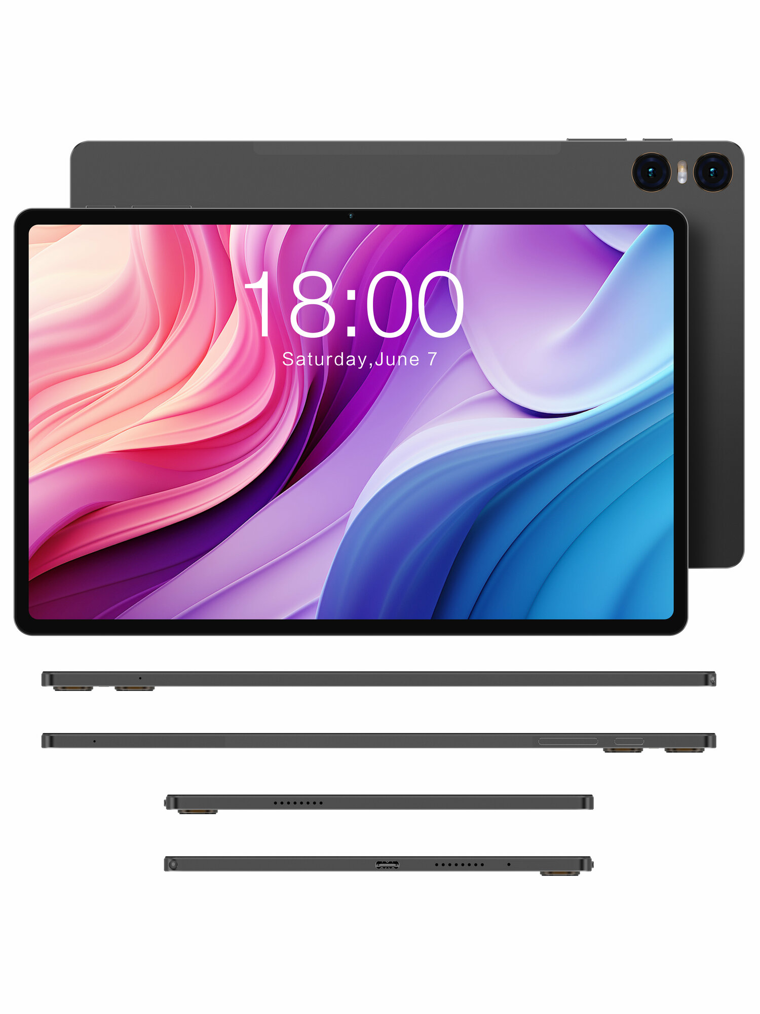 Планшет Teclast T40HD MT8183 (20) 8C RAM8Gb ROM128Gb 104" IPS 2000x1200 Android 12 серый 13Mpix 5Mpix BT GPS WiFi Touch microSD 1Tb 6000mAh