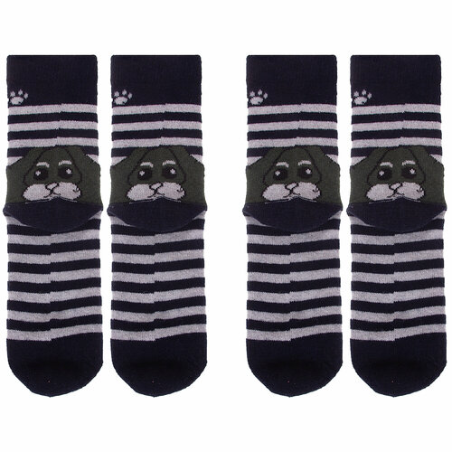 фото Носки hobby line, 2 пары, размер 36-40, синий