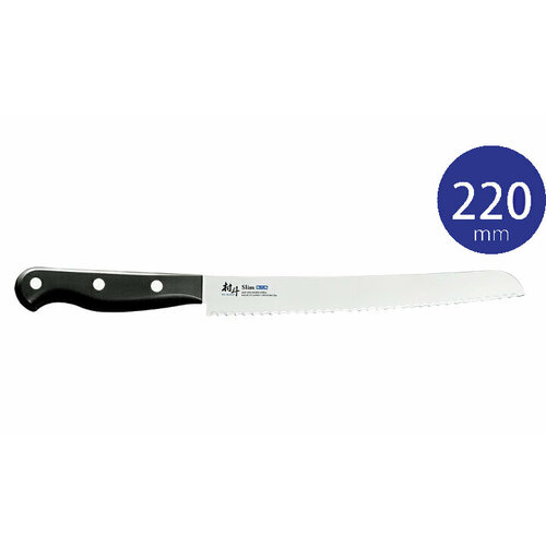 Хлебный нож MURATO Slim MSL-106 (220 мм) - Нож кухонный Bread (сталь MoV, рукоять Пластик)