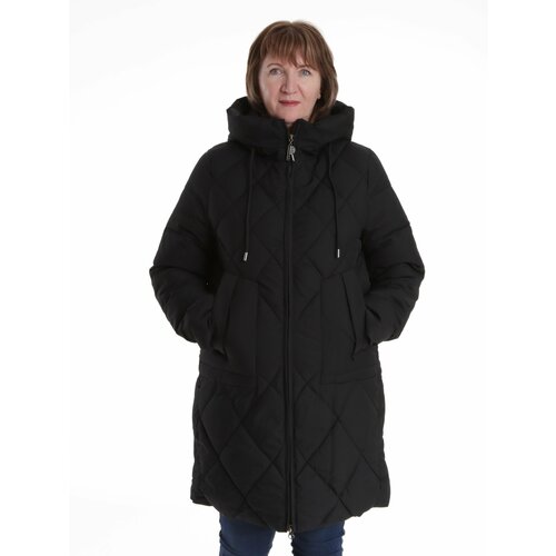 фото Куртка , размер 50, черный carri sossi