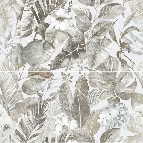 фото Плитка керамогранит для пола матовый slim decor elite flower staro 1200х600/5, упаковка 2 шт. / 1.44 кв. м