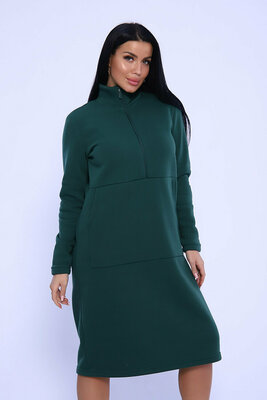 Платье Натали, размер 50, зеленый