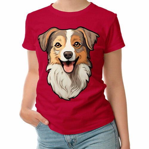 фото Футболка roly, размер l, красный