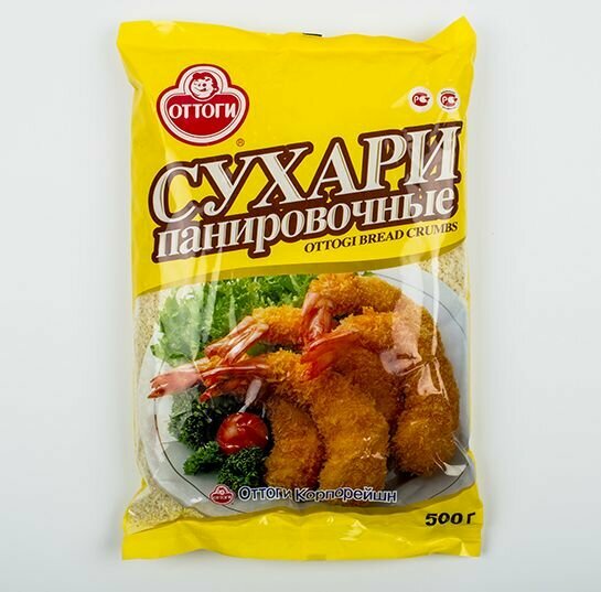 Сухари панировочные Оттоги, 500 г, Южная Корея