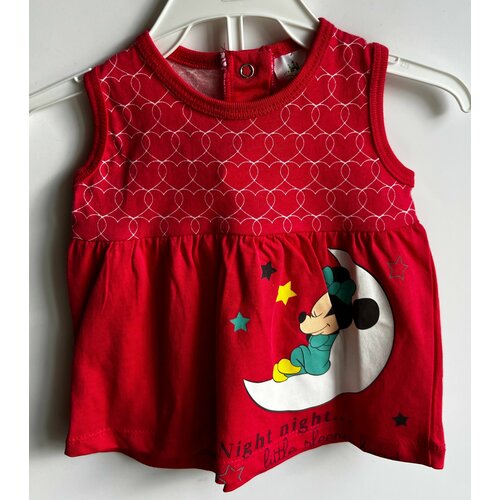 Платье, размер 6-9 месяцев, красный