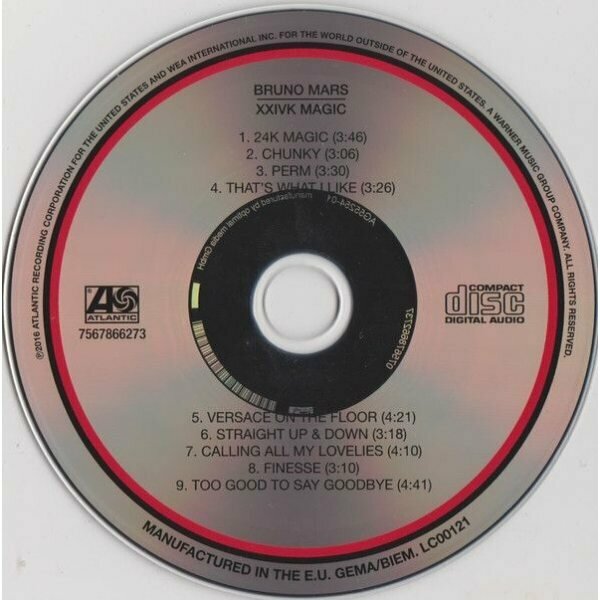 24K Magic CD Медиа - фото №3