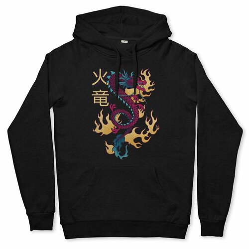 фото Толстовка dreamshirts studio, размер l, черный