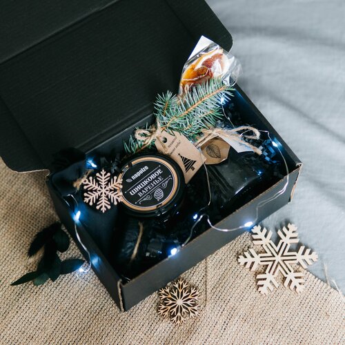 Мёд и кедр/ Подарочный набор № 159 / Подарок 23 февраля, 8 марта, 14 февраля, день рождения/ Маме, папе, мужу, жене, мужчине, женщине, коллеге, другу, подруге